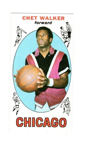 1969-1970 Topps #91  Chet Walker Rookie - Chicago Bulls, Near Mint Condition!