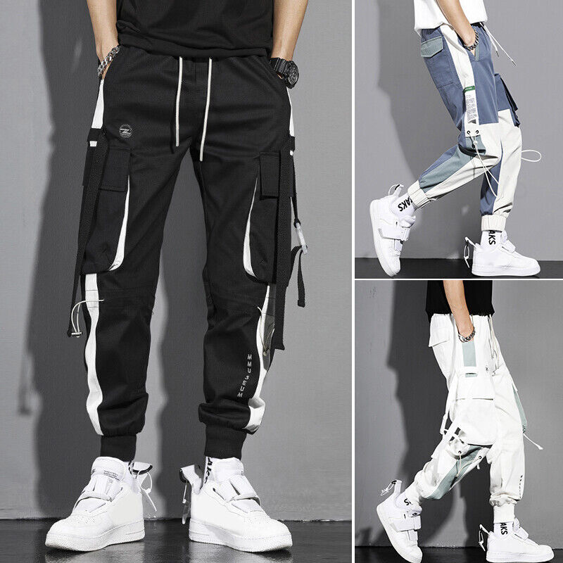 Men's Casual Streetwear Jogger Cargo Pants for Urban Sport Style