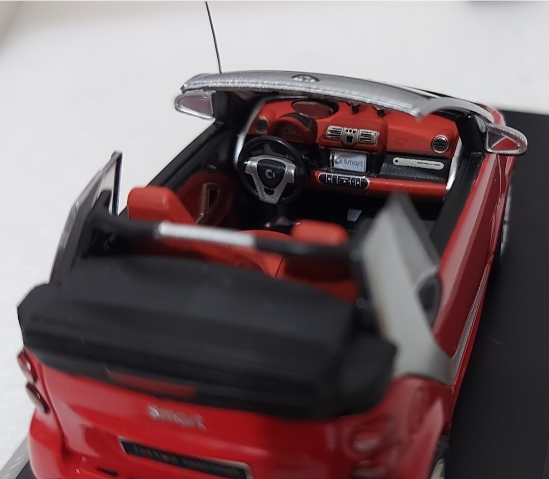 1/43 Smart / スマート fortwo cabrio 1/43 Smart Fortwo Cabriolet Model Car Black/Silver | eBay