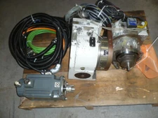 Yuasa CNC tilting rotary table, 4th axis, 5th axis, Fagor, servo cables, #2