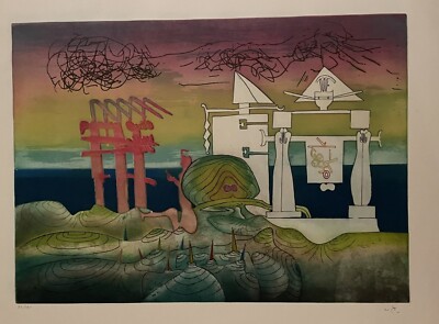 Roberto MATTA - 8 PM from L 'Arc obscur des heures