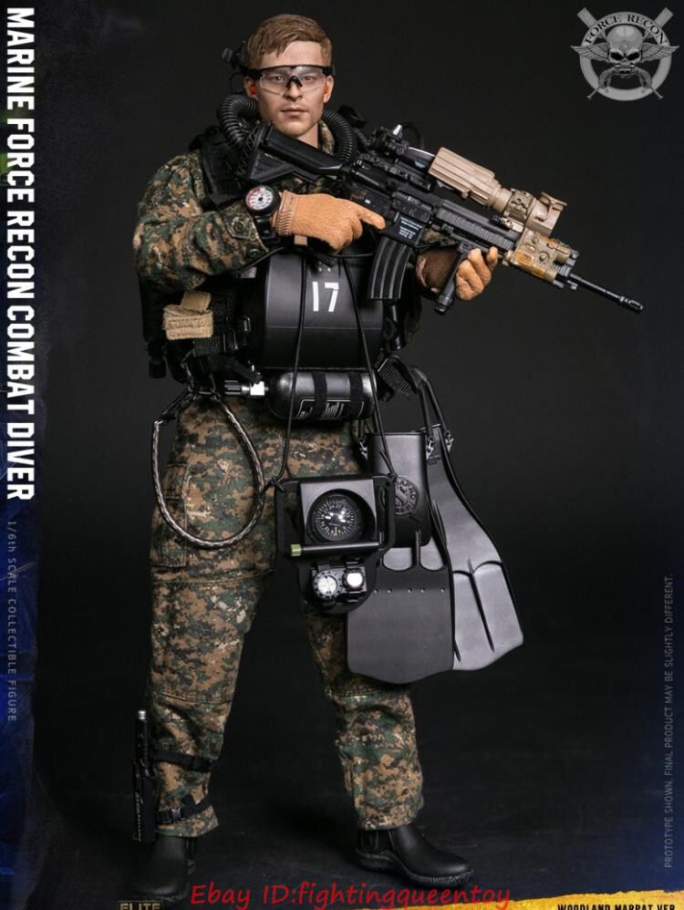 DAMTOYS 78055 アメリカ海兵隊武装偵察部隊コンバットダイバー1/6 DAMTOYS 78055 1/6 US MARINE FORCE RECON COMBAT DIVER MARPAT