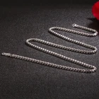 3mm Box Chain Italy 925 Sterling Silver Necklace Curb Chain 16"-30" Men & Women