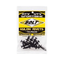 Bolt Motorcycle Hardware, Inc M6 Screw Rivets 10 Pack