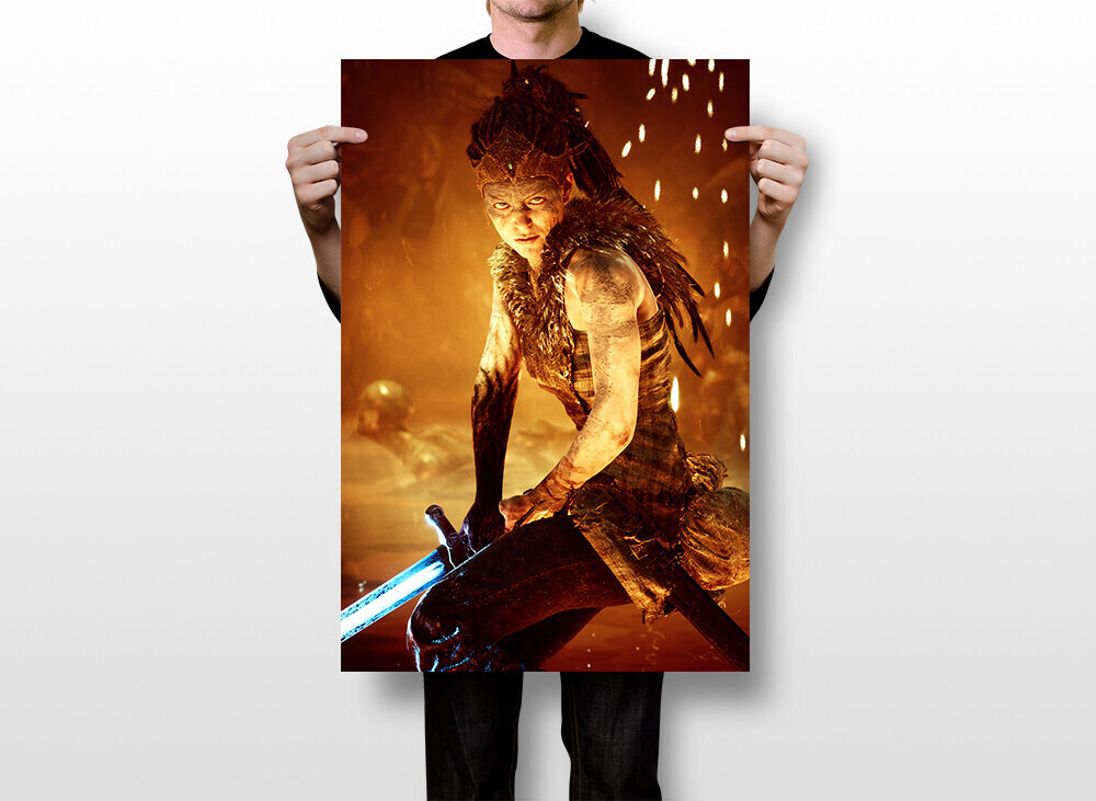 Hellblade Senua's Sacrifice Video Game Wall Art Home Decor