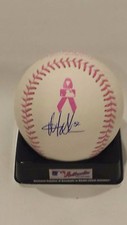 MATT ADAMS SIGNED PINK MOTHERS DAY OMLB BASEBALL WASHINGTON NATIONALS PROOF