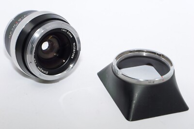 Zeiss CONTAREX Distagon 25mm f2.8 W.A. Lens. BLACK. Hood. UV