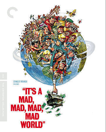 Its a Mad, Mad, Mad, Mad World (Blu-ray Disc, 2014, 5-Disc Set, Criterion Collection)
