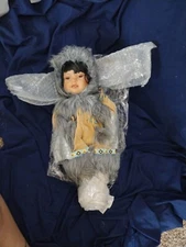 Eskimo Girl & Wolf 15" DOLL Heritage Signature Collection NAOMI Porcelain 12373