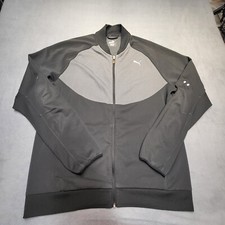 Puma Sweatshirt Mens XL Black Full Zip Long Sleeve Jacket Athleisure