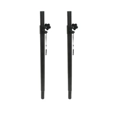ProX X-SPAM20X2PKG Set of 2 Threaded Mount Deluxe 20" Speaker 1-3/8" Poles w/Cap