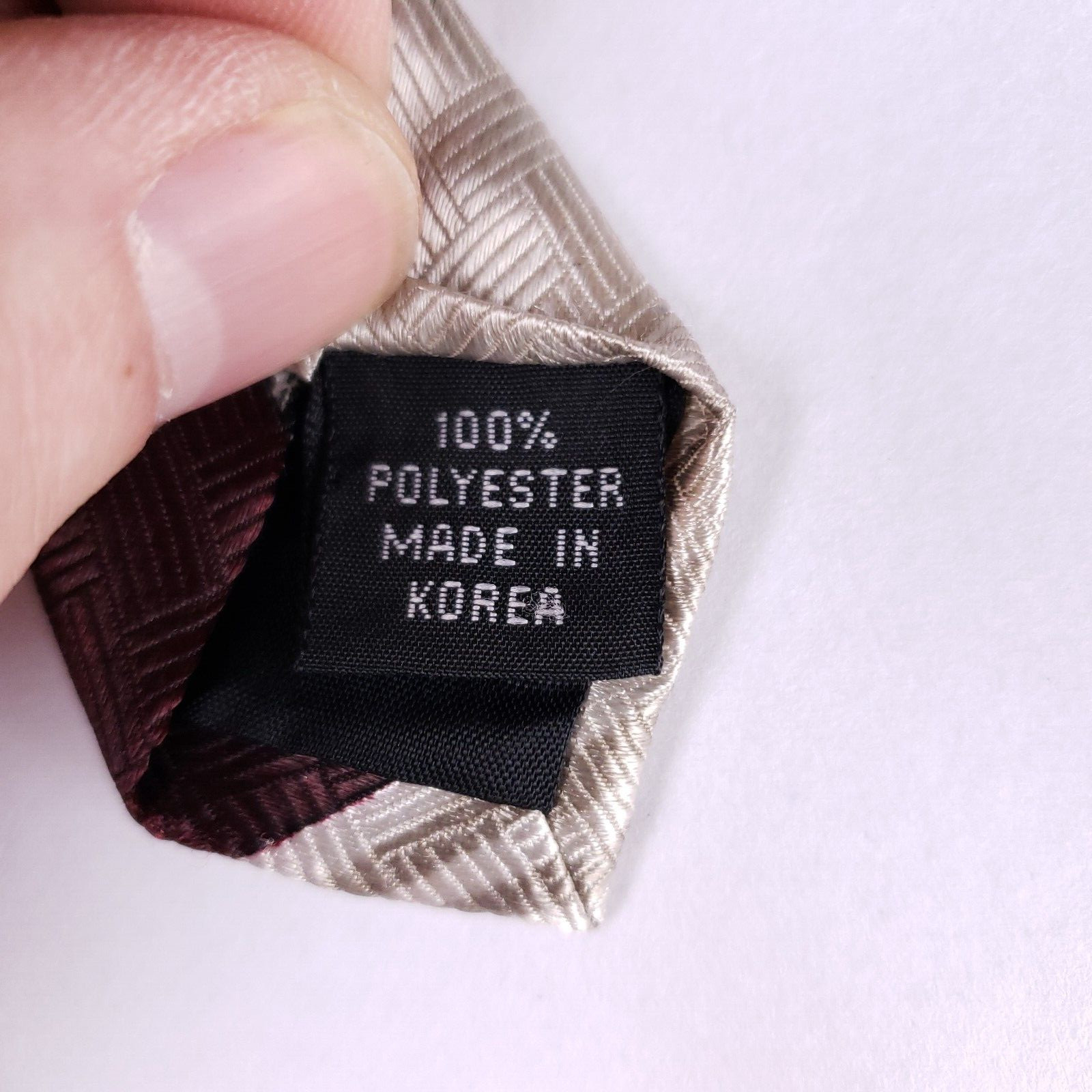 Gianno Geometric Patchwork Tie Multicolor Silk Lo… - image 3