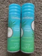 2 SKINTIMATE COCONUT DELIGHT MOISTURIZING SHAVE GEL 7 OZ Each