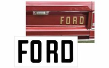 1966-1977 Ford Bronco -ford- Tailgate Letters Black N741-bk