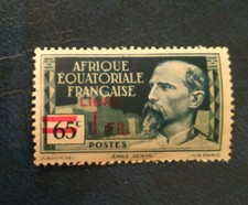 Afrique equatorial française - 1940 "LIBRE"  1940 Surcharged Emile Gentil