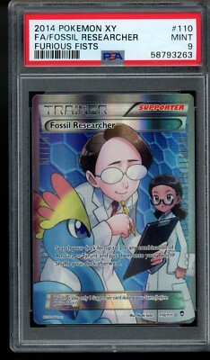 【PSA9】カイリューFB ◆ フロンティアの鼓動 Mint 9 PSA 9 Fossil Researcher 110 Full Art Trainer Pokemon Card Furious