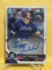 2018 Bowman Chrome Prospect Autographs #CPABC Brett Cumberland
