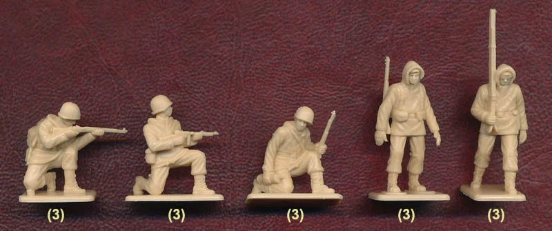 Waterloo 1815 1/72 AP031 WWII US Mountain Troops (27 Figures & 3 Mules) - Image 2 of 3