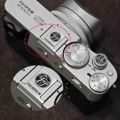 Custodia hot shoe fotocamera per Fujifilm X100V X100VI XT30 XT5 pulsante otturatore rilascio