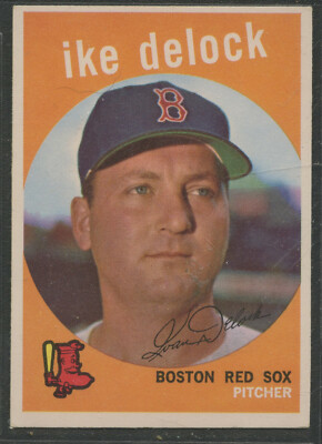 1959 Topps #437 Ike Delock Boston Red Sox