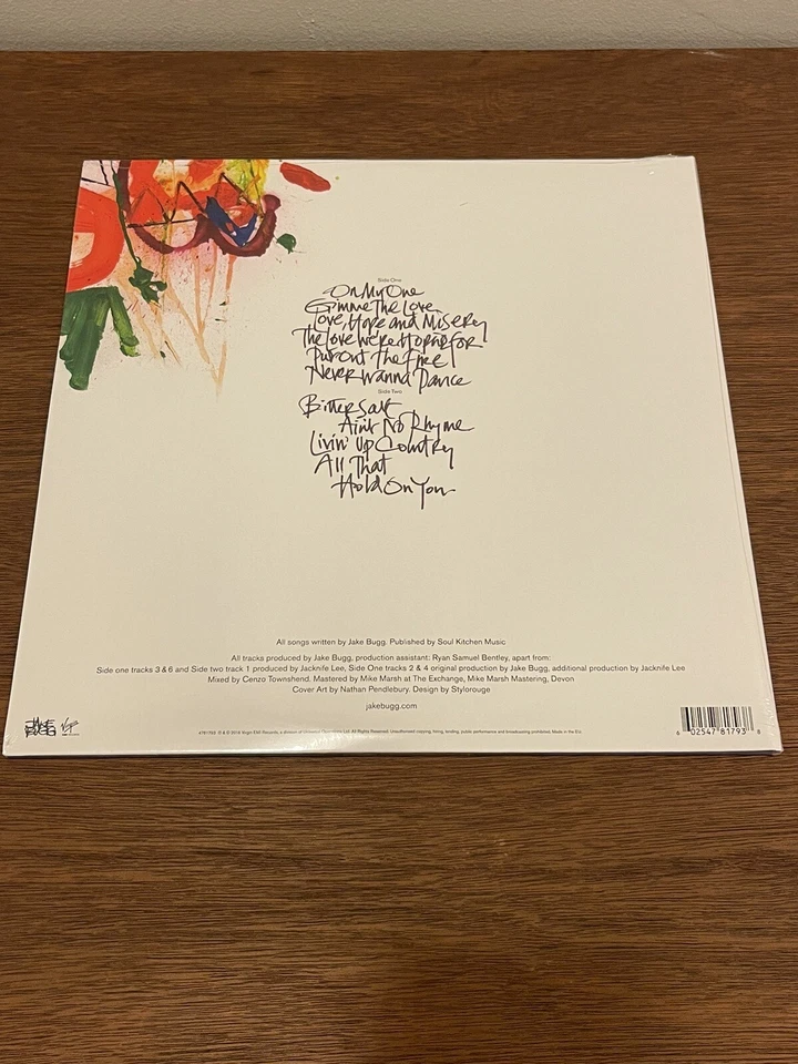 On My One by Jake Bugg (Record, 2016) New Sealed - Image 2 of 2