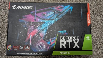 GIGABYTE GeForce RTX 3070 Ti Aorus Master 8GB GDDR6X Graphics Card