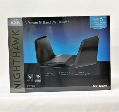Netgear Nighthawk 8-Stream Tri-Band Wifi Router AX6600