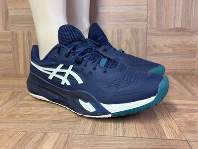 RARE Sz 10.5 WIDE - Asics Gel Resolution X Tennis Pickleball Men's Shoes Cobalt