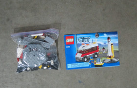 LEGO City #3366 Satellite Launch Pad & #3365 Space Moon Buggy (Used as is)