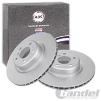 2X A.B.S. Bremsscheiben 345Mm Hinten Passend FüR BMW 1 2 3 4