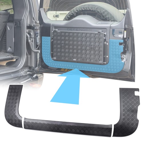 Riffelblech Hecktür Heckklappe Abdeckung für Land Rover Defender L663 Schutz - Bild 1 von 11