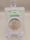 1886 Morgan Silver Dollar $1 - PCGS  MS63
