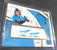 2020 Panini Immaculate Clearly Clutch RPA Isan Diaz #'d 41/99! Rookie Patch Auto