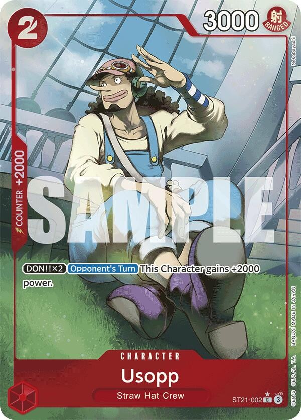 One Piece TCG | Usopp (Parallel) | ST21-002 | Starter Deck EX: Gear 5 | NM