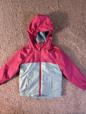 EDDIE BAUER 3 in 1 JACKET GIRLS XS 5/6 Medium Weight Pink and Blue