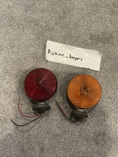 Vintage Two Used Dietz 4-75 Dz 77-276 Model 70 Stop Turn Signal Pedestal Light