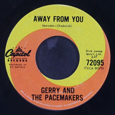 GERRY & PACEMAKERS: how do you do it? / away from you CAPITOL 7'' Single 45 RPM