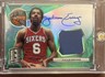 Dr J Julius Erving 2014 Panini Spectra Auto Patch 4/5 Basketball Hall Of Fame