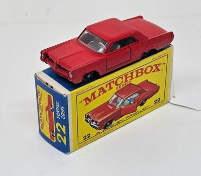 Matchbox Lesney – 22c Pontiac Grand Prix Coupe 1965 (ID#239) E4R