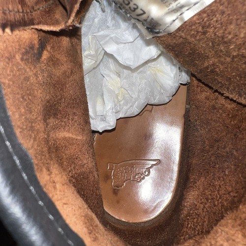 Red Wing x J Crew 4537 Roughneck Moc Toe Yuma Gaucho Leather - Men’s Size 10.5 D - Picture 10 of 13