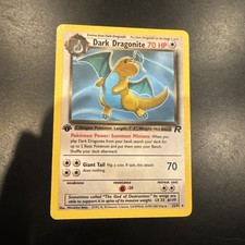 Pokemon 1st Edition Team Rocket Dark Dragonite 22/82 Rare Unplayed WOTC NMM 2000 on eBay