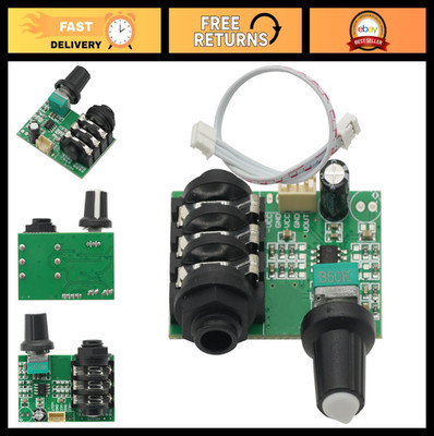 High Impedance TL072 Operational Amplifier Preamp Module Board for Audio Project