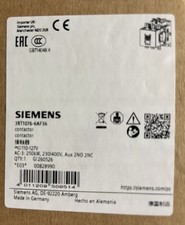 New Siemens 3rt1076-6af36 Sirius 500a 3-pole Contactor 110-127v Coil Sealed