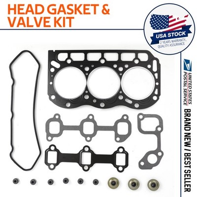 Head Gasket & Valve Kit for Briggs & Stratton 825528 Daihatsu Engines DM950 Toro