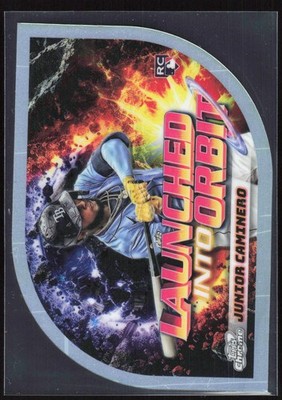 2024 Topps Chrome Cosmic - Launched into Orbit Junior Caminero  Tampa Bay Rays
