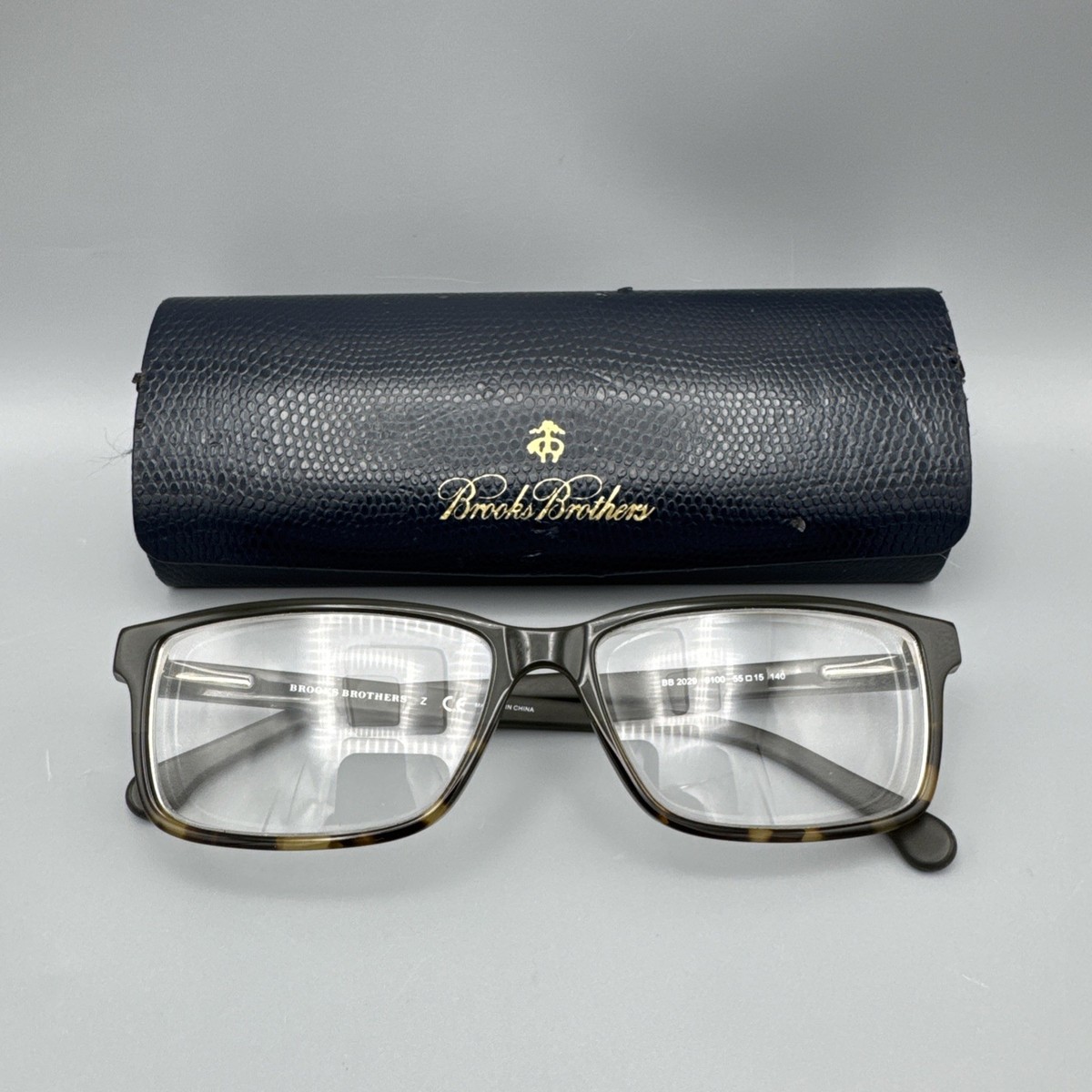 Brooks Brothers BB2029 6100 Eyeglasses Tortoise 55-15-140 FRAMES