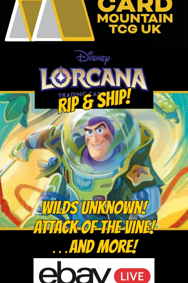 Disney Lorcana - Wilds Unknown / Attack of the Vine! Rip & Ship!