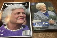 Barbara Bush First Mom & Commemorative Issue Book-Magazine Lot