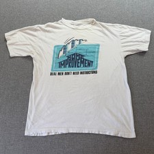 Vintage Home Improvement TV Show T-Shirt Real Men Don  t Need Instructions Large