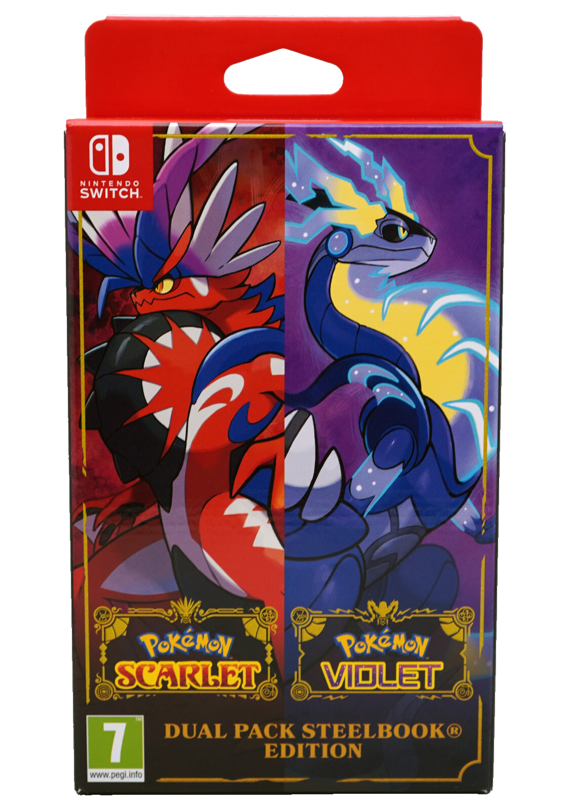 Nintendo Switch Pokemon Scarlet & Violet Dual Pack Double GOLD ...